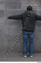 Whole Body Man T poses White Casual Slim Street photo references